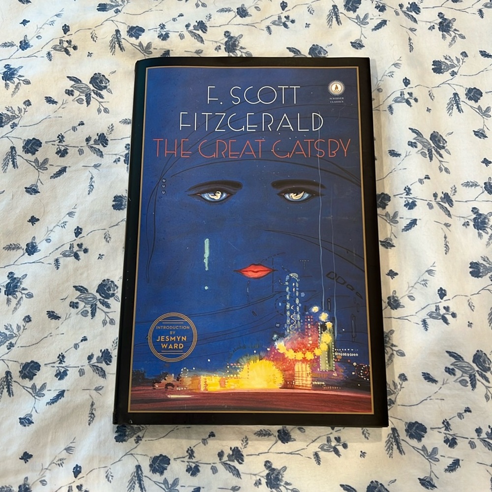 The Great Gatsby book **NEVER USED**